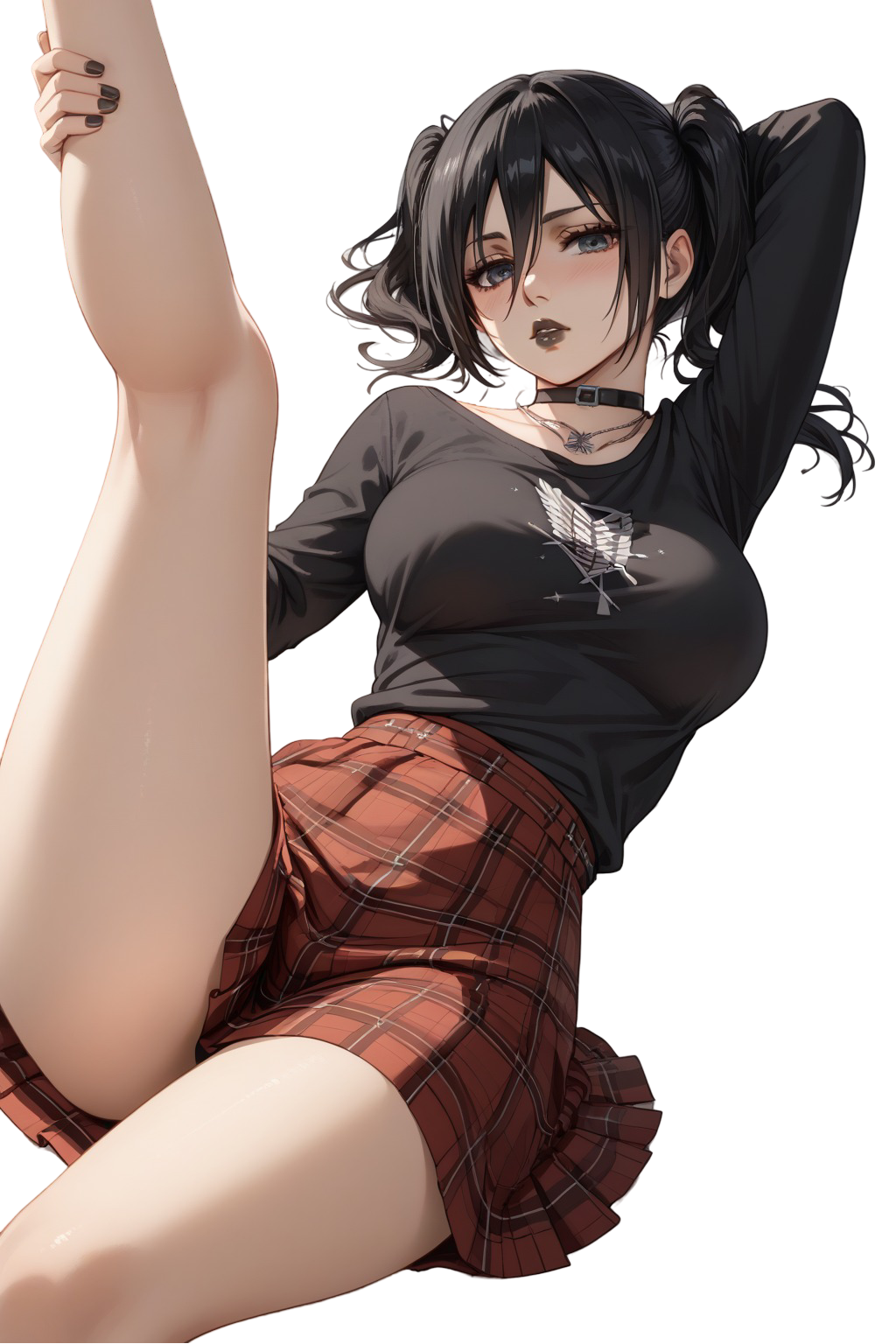 Goth Mikasa Attack on Titan