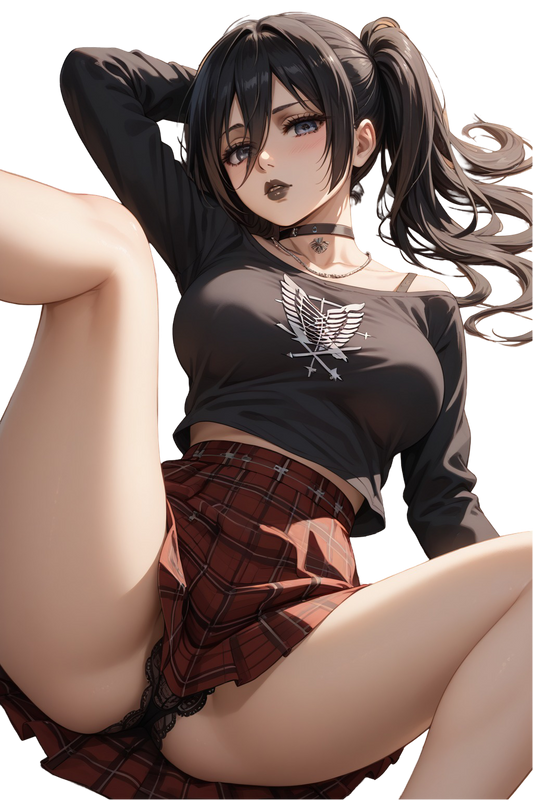 Goth Mikasa Attack on Titan