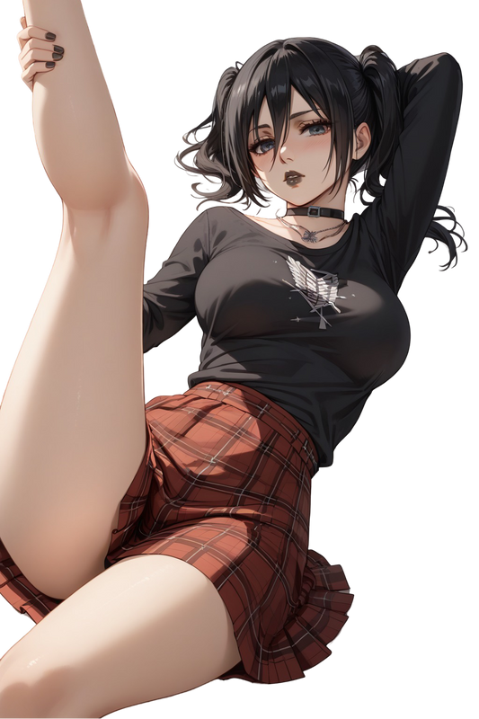 Goth Mikasa Attack on Titan