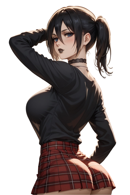 Goth Mikasa Attack on Titan