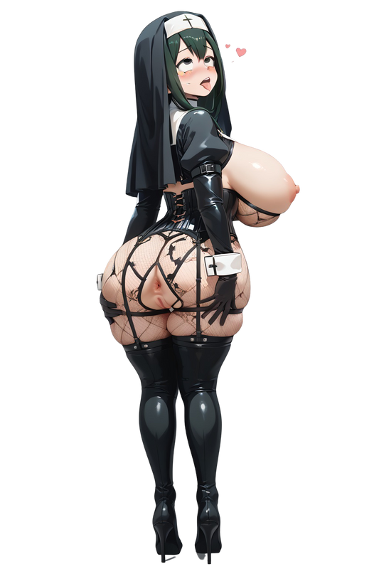 Tsuyu Asui Froppy My Hero Academia Nun Extra Busty