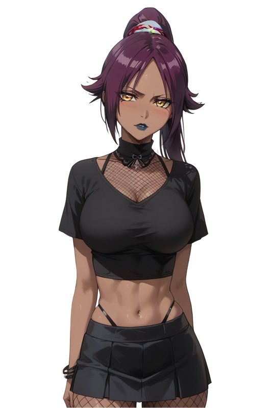 Goth Yoruichi Bleach